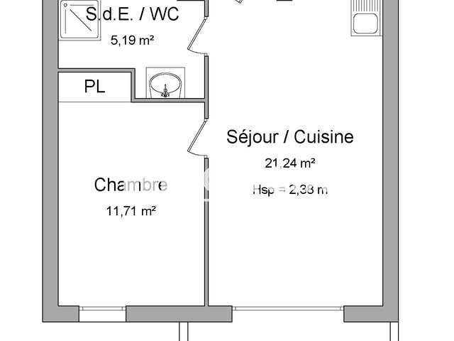 Appartement à louer, 38m², Brumath