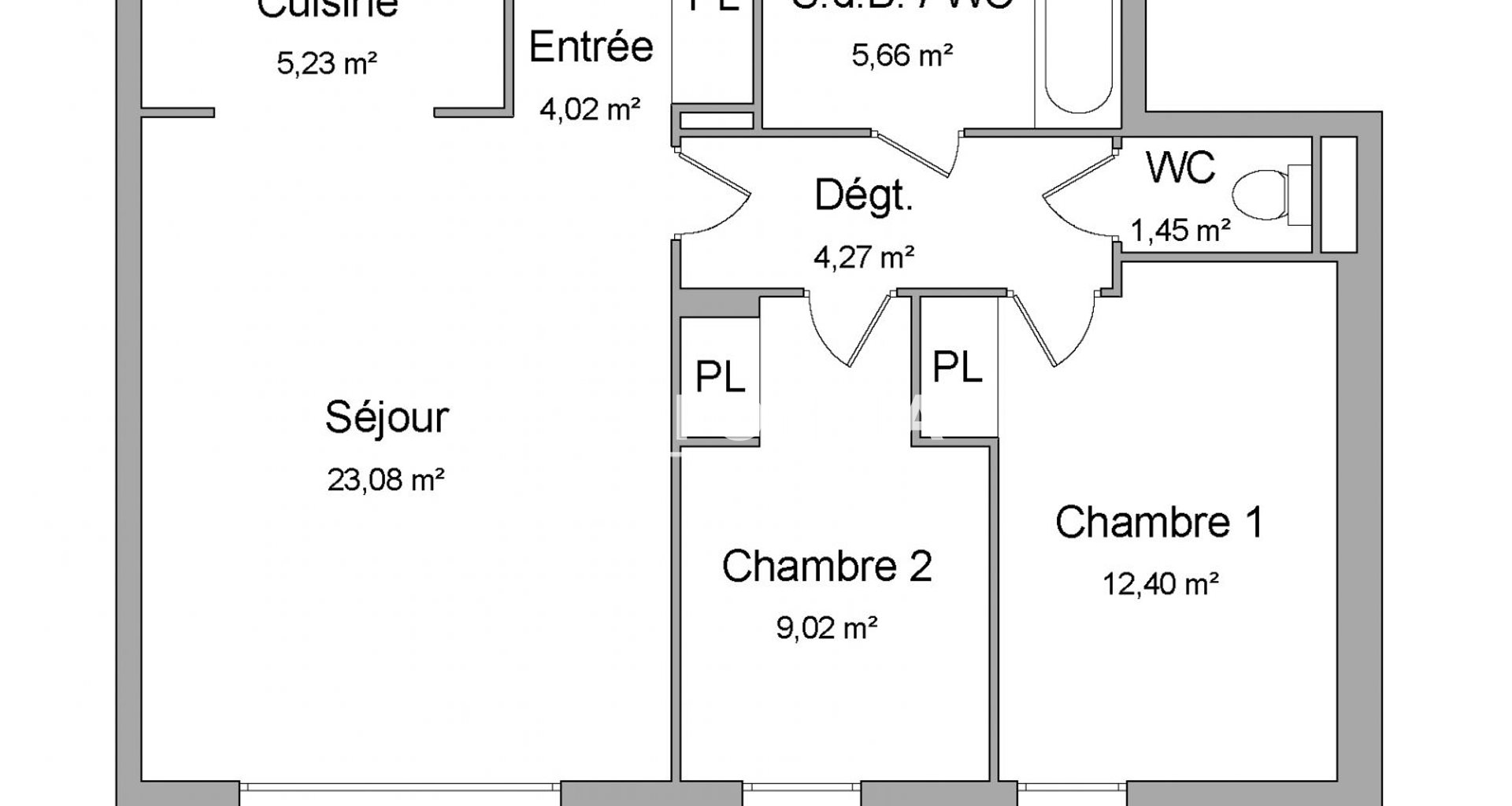 Appartement à louer, 65m², Mennecy