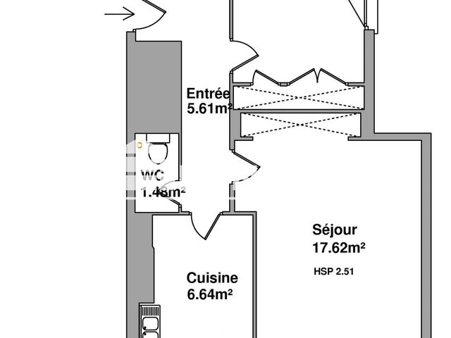 Appartement à louer, 45m², Lourdes