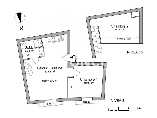 Appartement à louer, 43m², Lézignan-la-Cèbe