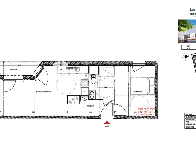 Appartement à louer, 42m², Louviers