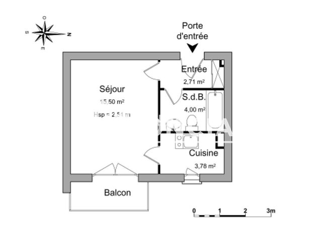 Appartement à louer, 25m², Chartres