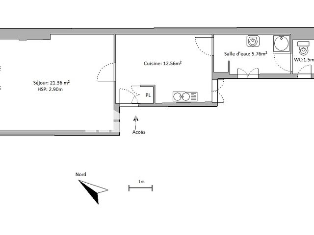 Appartement à louer, 41m², Bordeaux