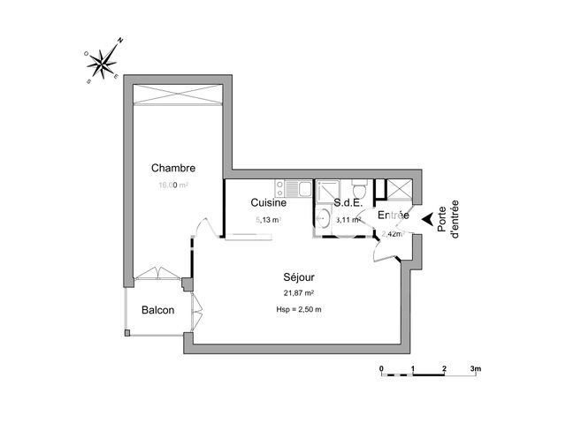 Appartement à louer, 48m², Strasbourg