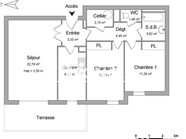 Appartement à louer, 69m², Aix-en-Provence