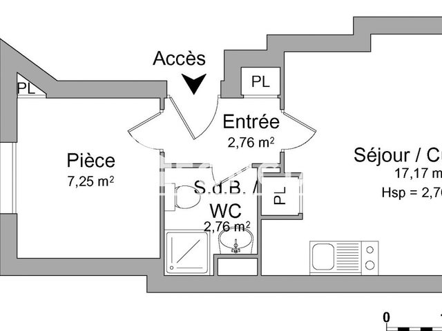 Appartement à louer, 29m², Brest