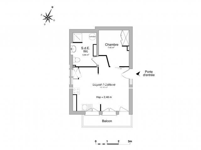 Appartement à louer, 32m², Évian-les-Bains