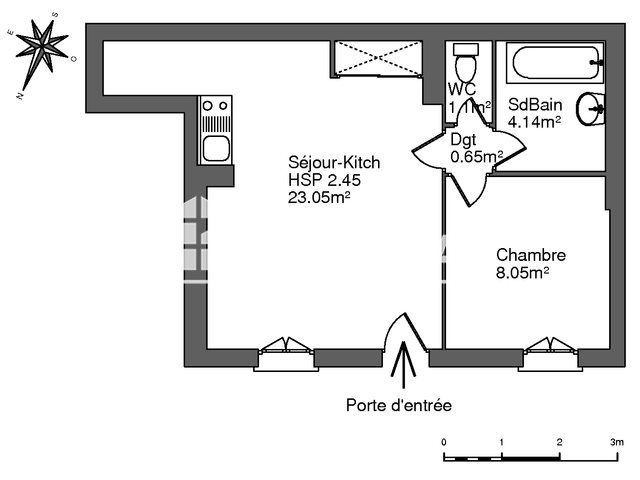Appartement à louer, 36m², Orléans