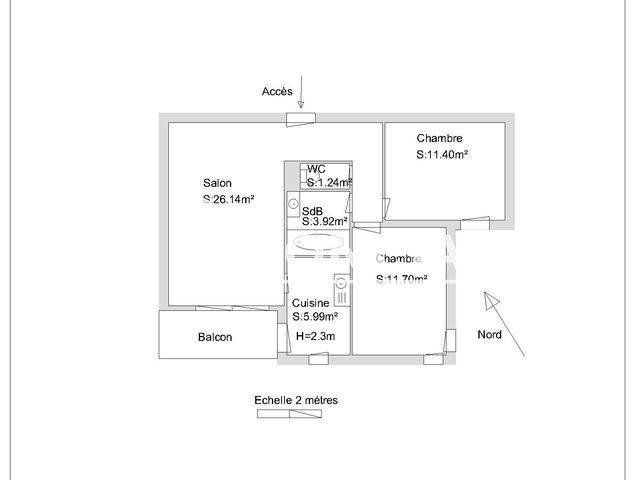 Appartement à louer, 60m², Briançon