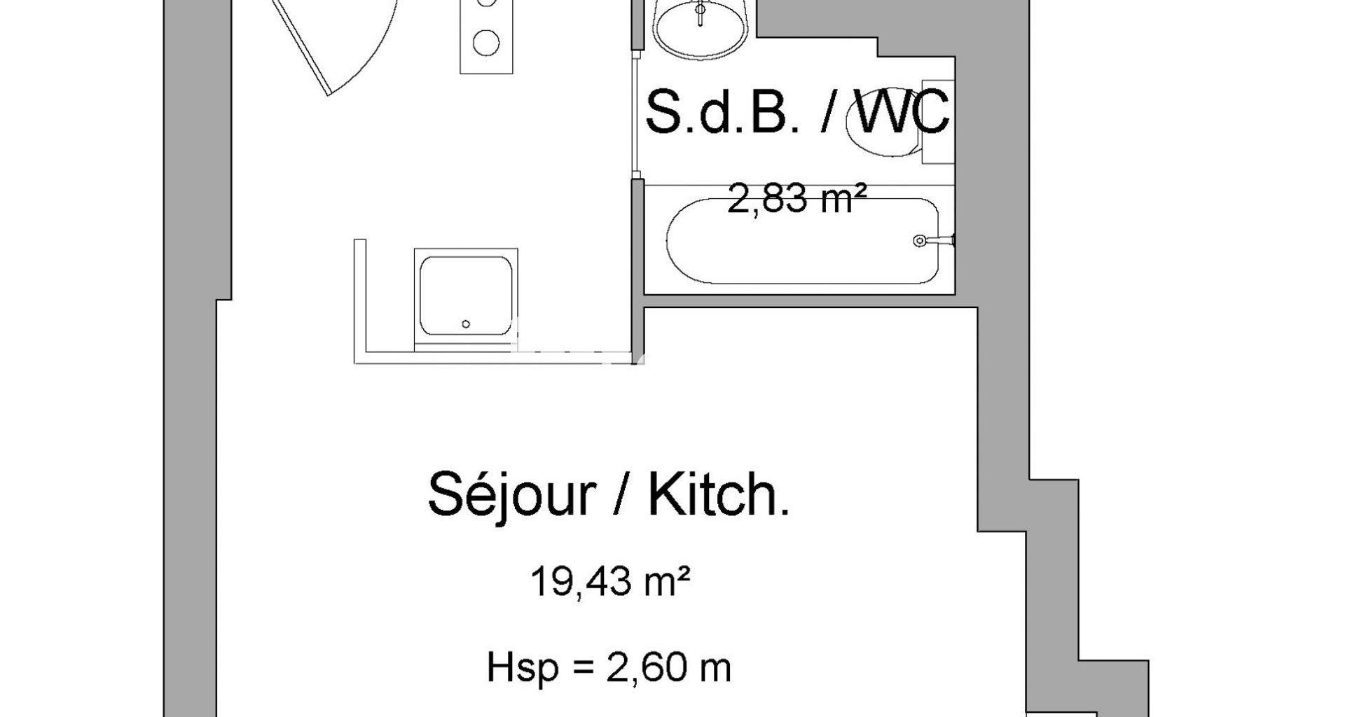 Appartement à vendre, 22m², Saint-Germain-en-Laye