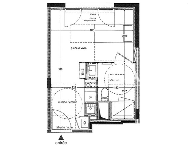 Appartement à louer, 21m², Nantes