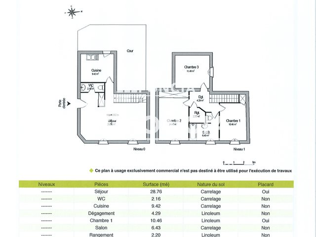 Maison à louer, 89m², Rochefort