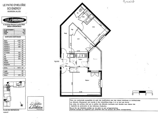 Appartement à louer, 64m², Bourgoin-Jallieu