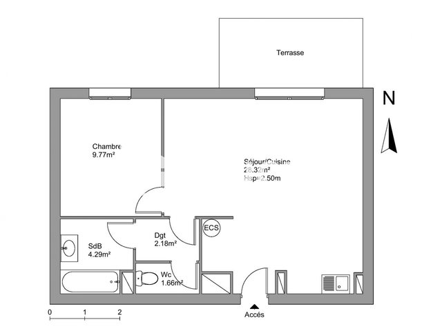 Appartement à louer, 46m², Narbonne