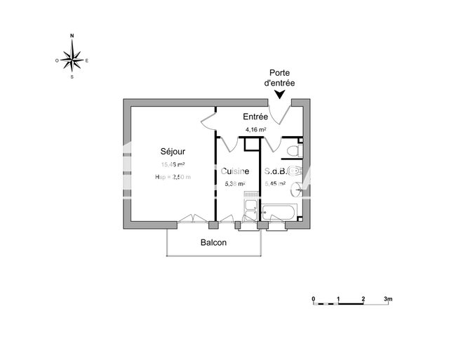 Appartement à louer, 30m², Montpellier