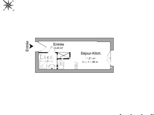 Appartement à louer, 17m², Rouen
