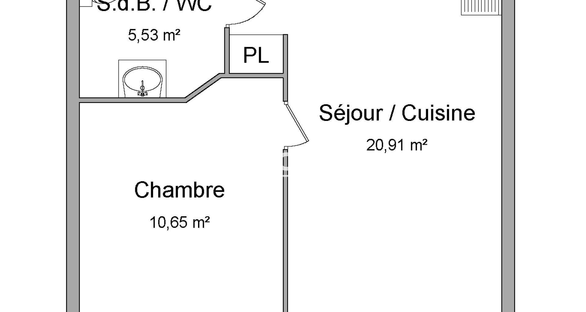 Appartement à louer, 37m², Dijon