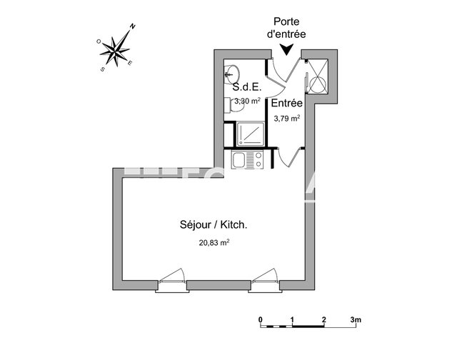 Appartement à louer, 27m², La Roche-sur-Yon
