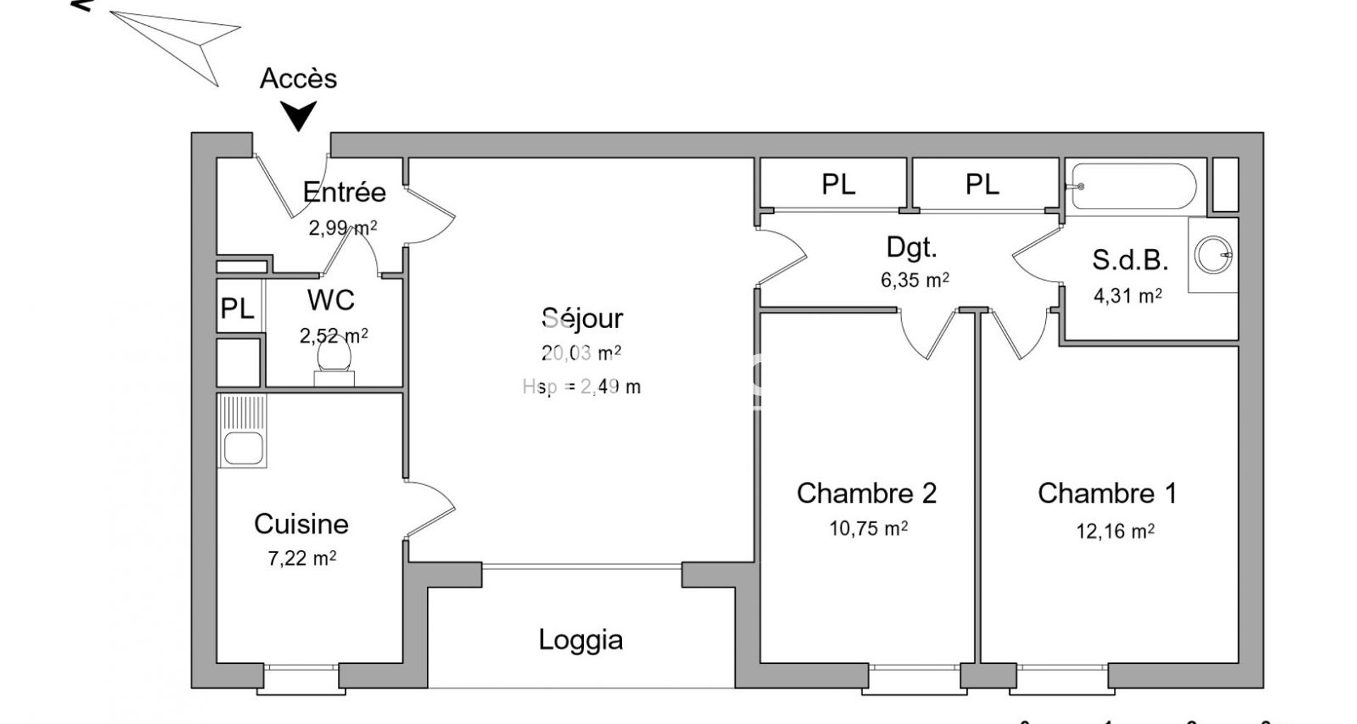 Appartement à louer, 66m², Coulommiers