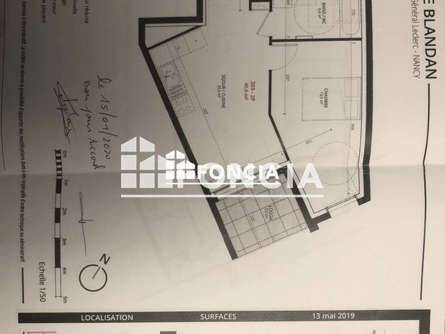Appartement à louer, 42m², Nancy