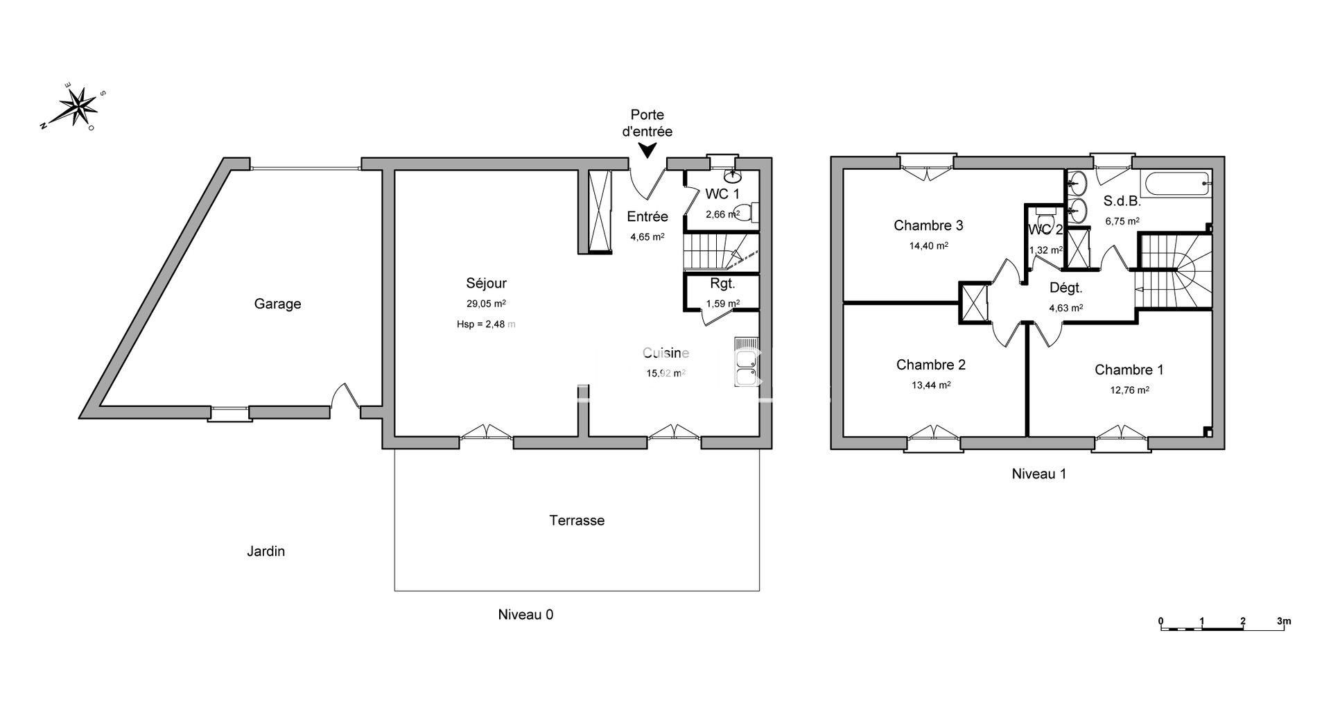 Maison à louer, 107m², Dagneux