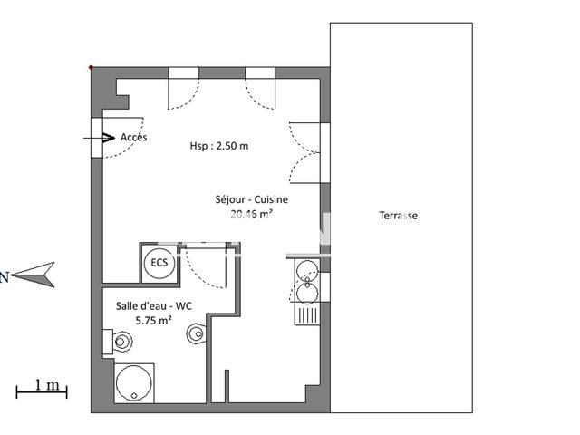 Appartement à louer, 26m², Herrlisheim