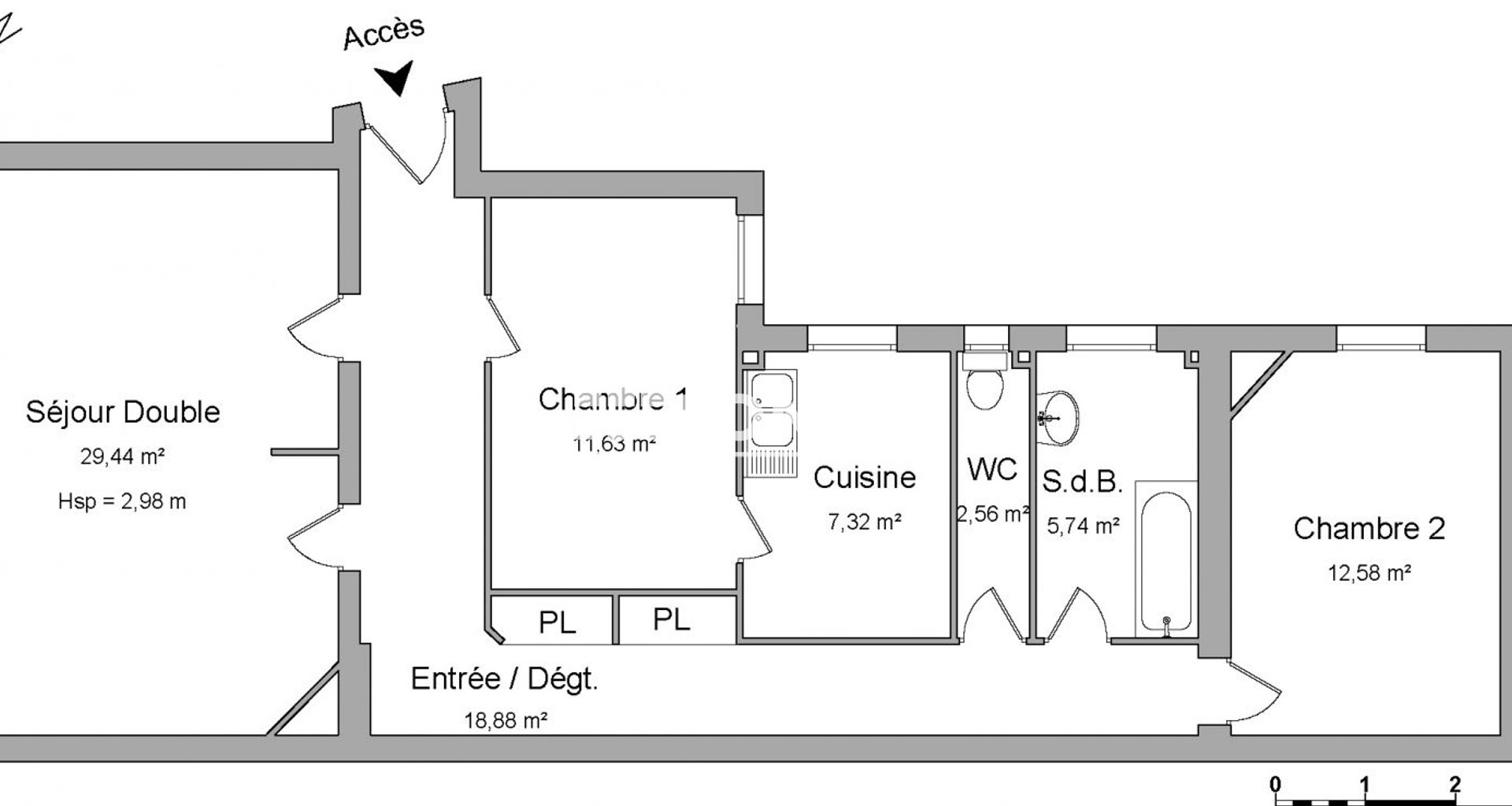 Appartement à louer, 88m², Paris 14ème