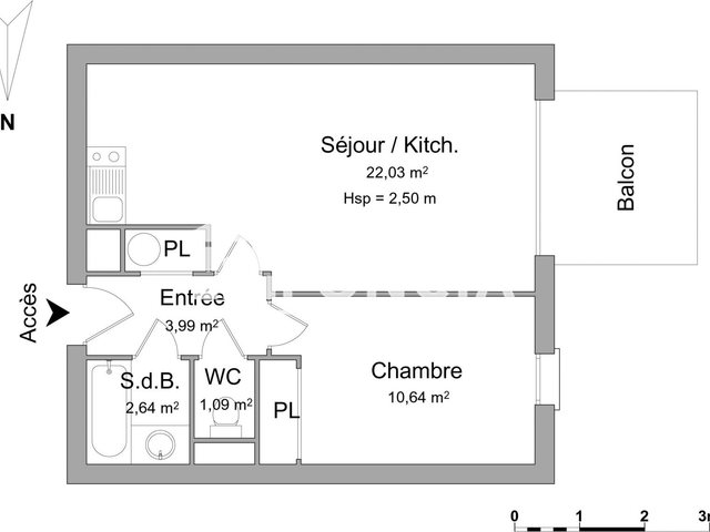 Appartement à louer, 40m², Le Barp