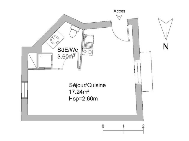 Appartement à louer, 20m², Béziers