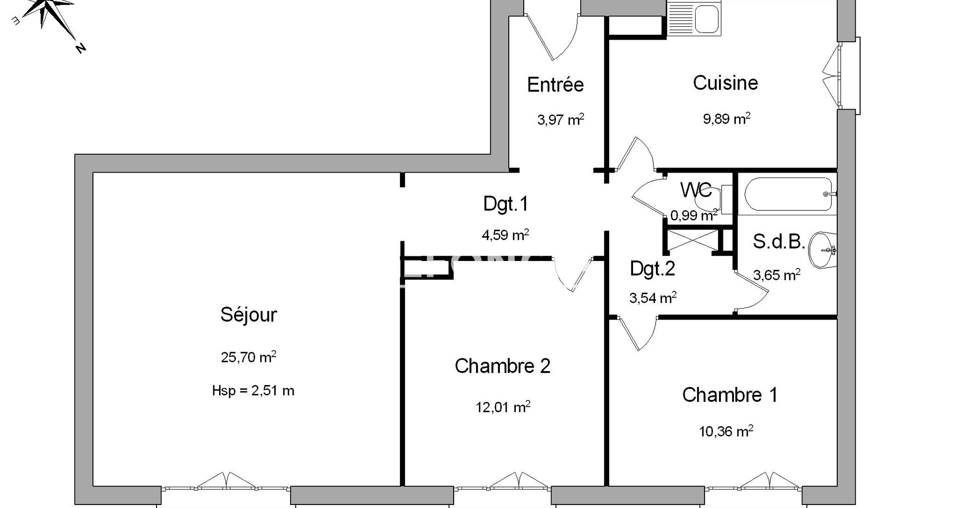 Appartement à louer, 74m², Fontenay-aux-Roses