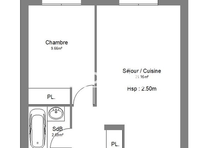 Appartement à louer, 35m², Tarbes