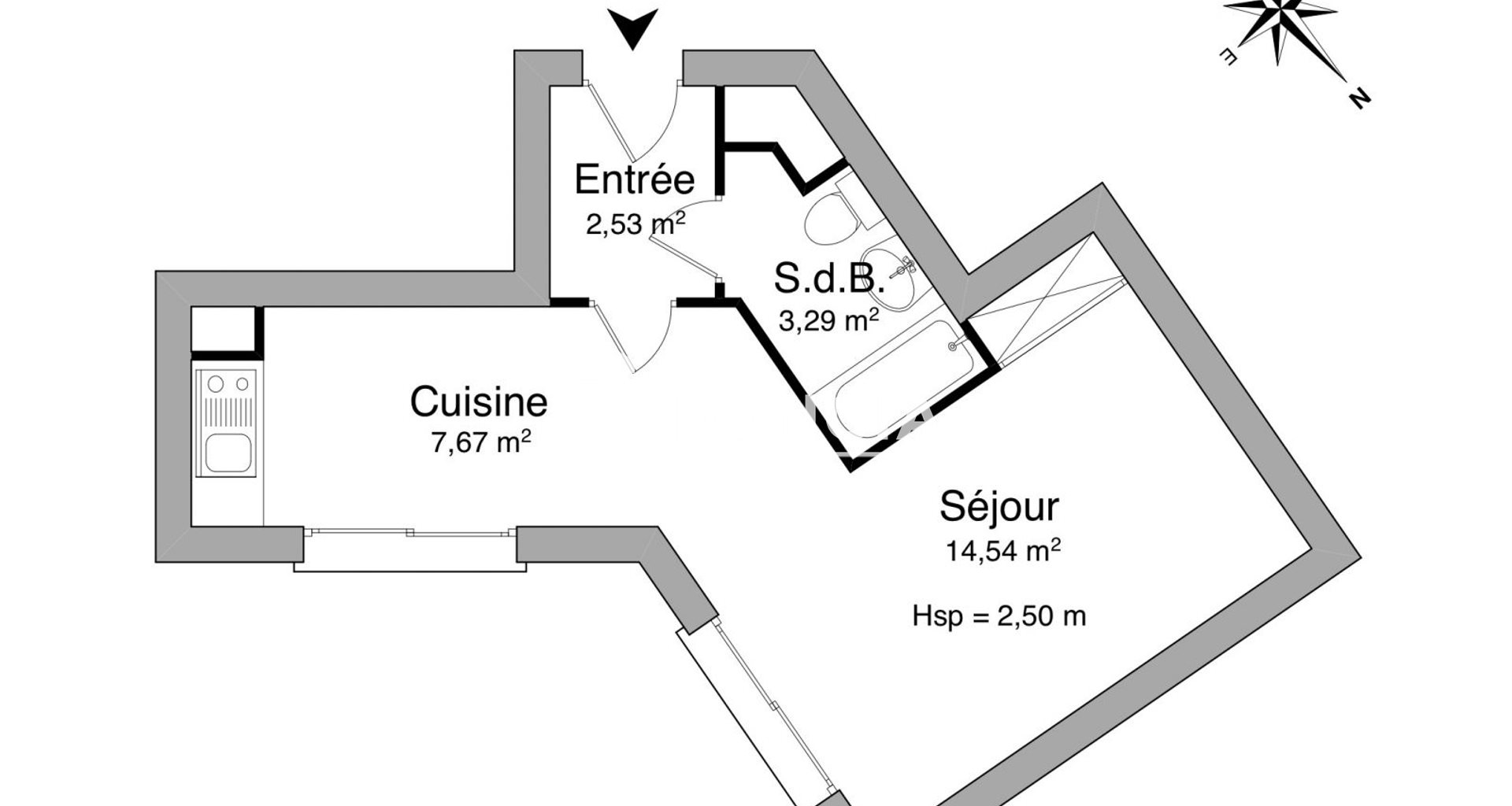 Appartement à louer, 28m², Annemasse