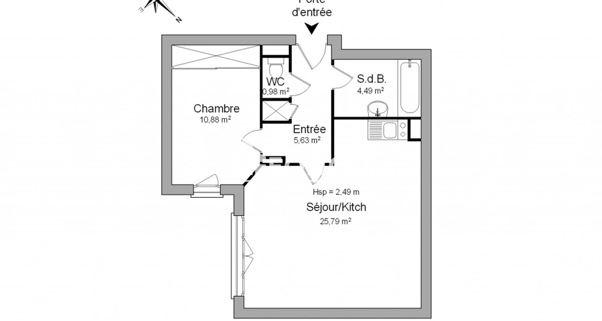 Appartement à louer, 47m², Taverny