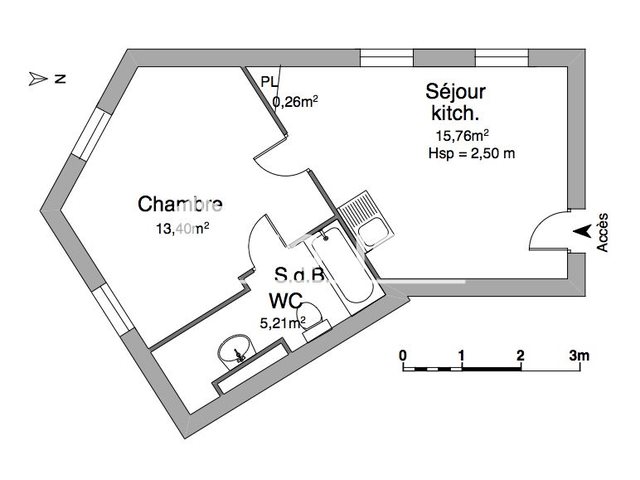 Appartement à louer, 34m², Limoges