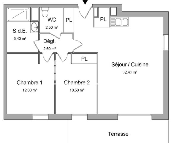 Appartement à louer, 65m², Villenave-d'Ornon