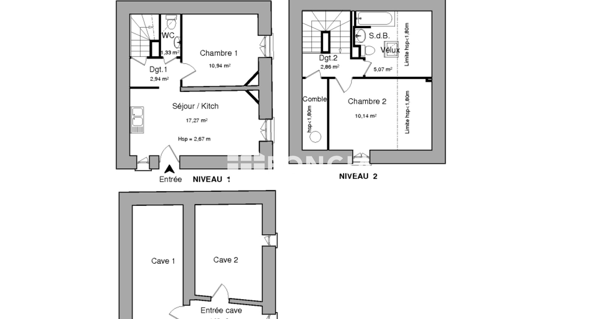 Maison à louer, 54m², Les Mureaux