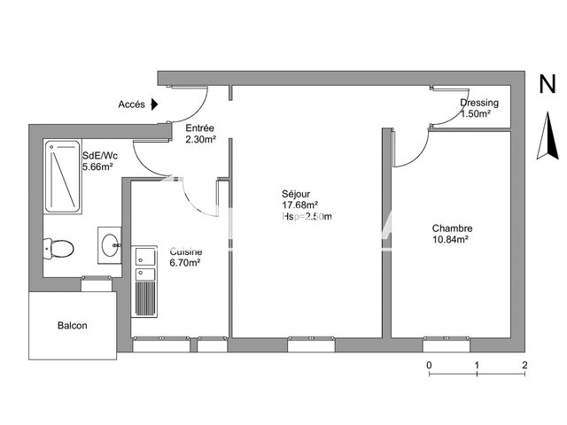 Appartement à louer, 44m², Marignane