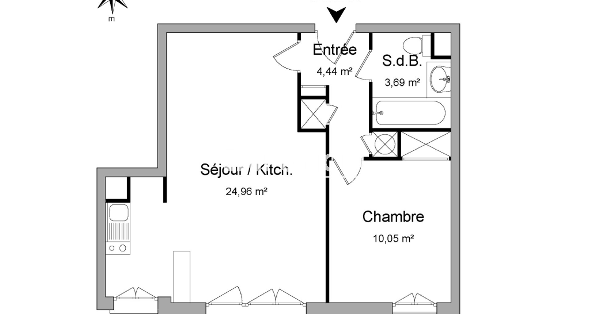 Appartement à louer, 43m², Corbeil-Essonnes