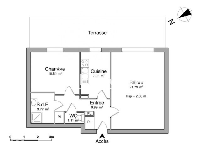 Appartement à louer, 51m², Rouen