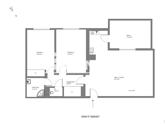 Appartement à louer, 67m², Cuers