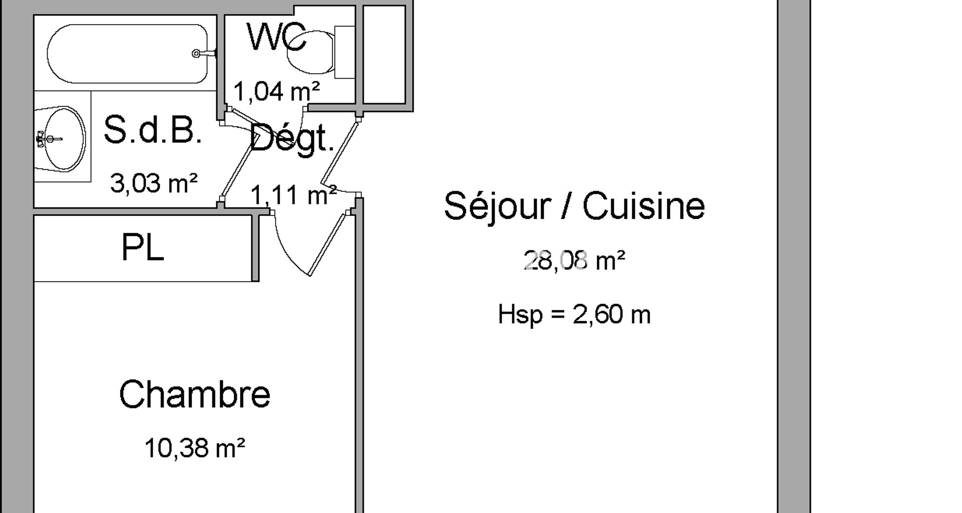 Appartement à louer, 43m², Avignon