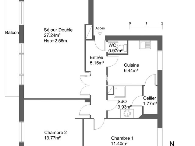 Appartement à louer, 70m², Évreux