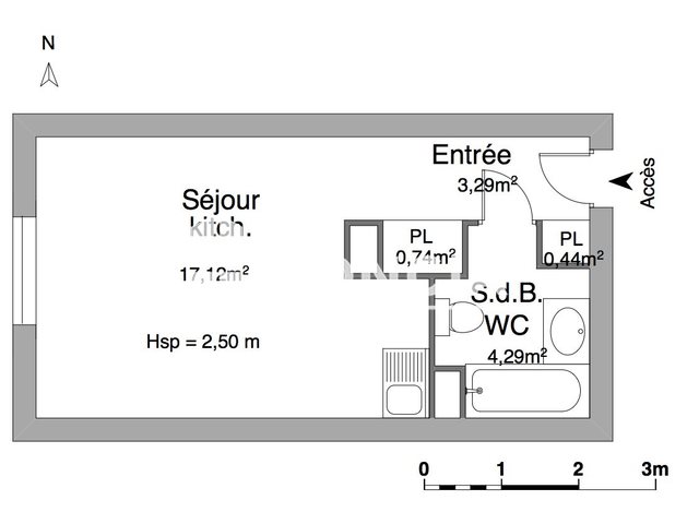 Appartement à louer, 25m², Limoges