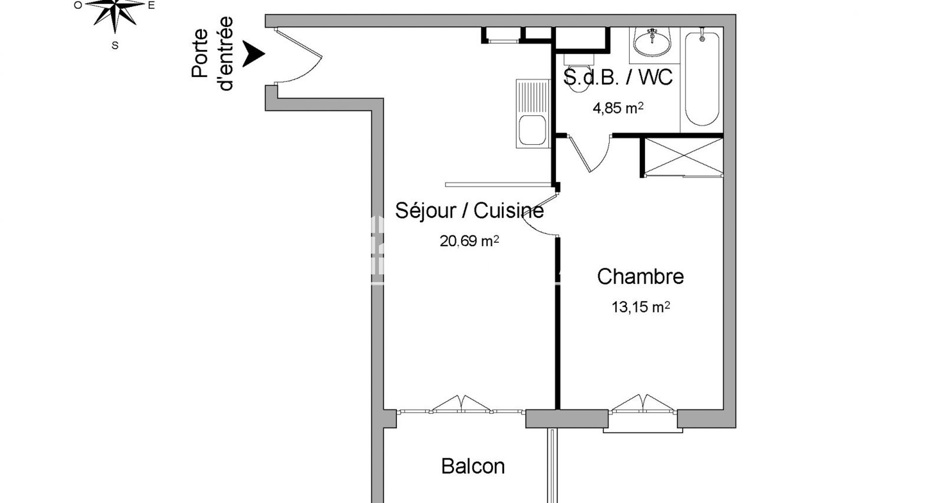 Appartement à louer, 38m², Saint-Cyr-l'Ecole