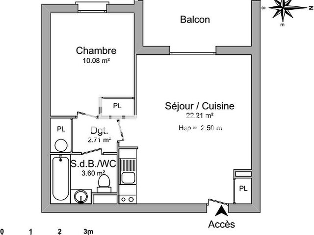 Appartement à louer, 38m², Castillon-la-Bataille