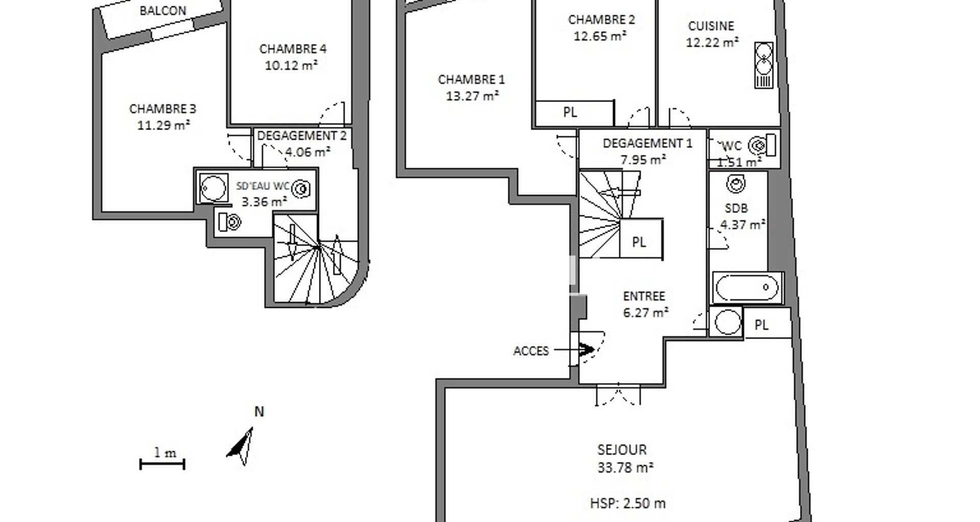 Appartement à louer, 120m², Lyon 8ème