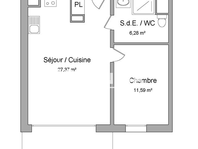Appartement à louer, 45m², Haguenau