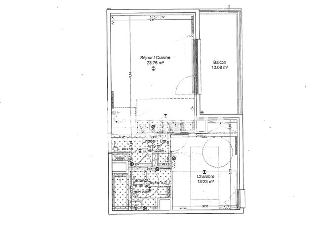 Appartement à louer, 46m², Bordeaux