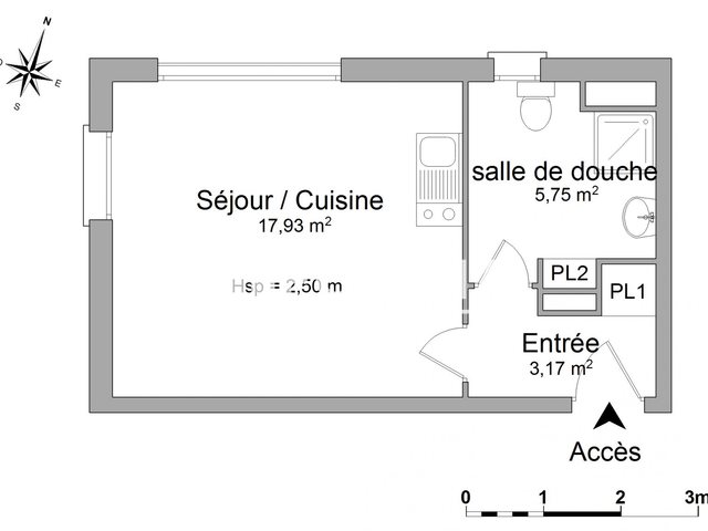 Appartement à louer, 26m², Onnaing