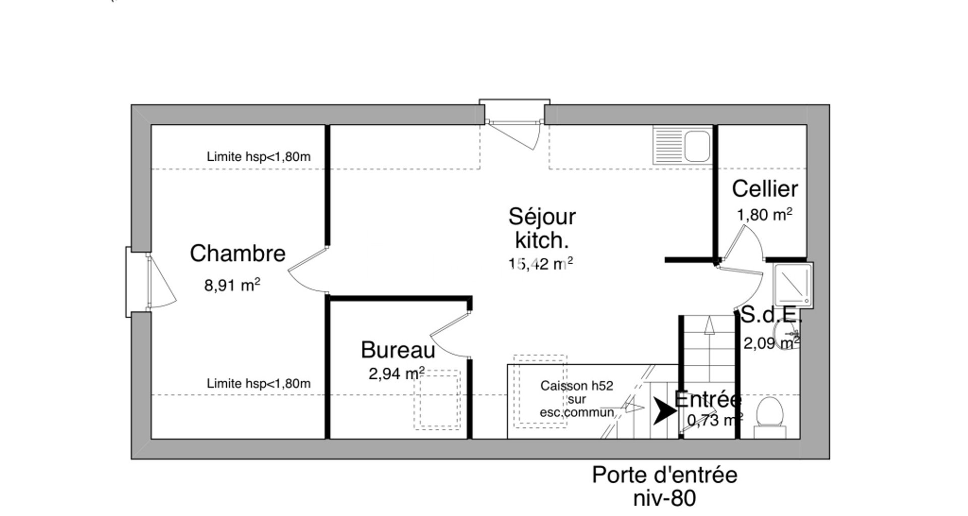 Appartement à louer, 31m², Dijon